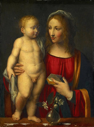 Virgin and Child Painting - Bernardino Luini — artwork view