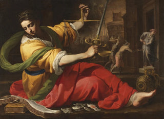 Allegory of Justice - Bernardino Mei — artwork view