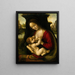Virgin and Child - Bernardino dei Conti — framed artwork on a wall