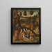 Lamentation of Christ - Bernardino di Bosio Zaganelli — framed artwork on a wall