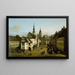 The Market of Pirna - Bernardo Bellotto — framed artwork on a wall