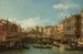 Venice Grand Canal with Rialto Bridge seen from the south - Bernardo Bellotto — artwork view