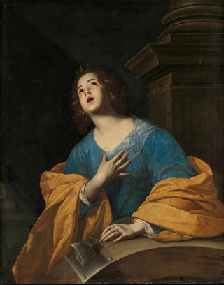 Saint Catherine of Alexandria - Bernardo Cavallino — artwork view