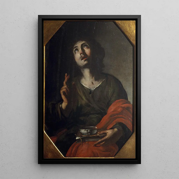 Reproduction of the painting Saint Jean l'Évangéliste - Bernardo Cavallino