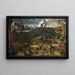 Battle Scene - Bernardo Parentino — framed artwork on a wall