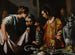 Saint Laurent distributing the riches of the Church - Bernardo Strozzi — artwork view