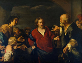 L'Offrande à la monnaie - Bernardo Strozzi — artwork view