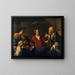 L'Offrande à la monnaie - Bernardo Strozzi — framed artwork on a wall