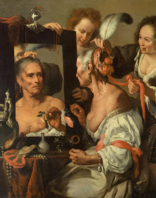 Vanité Painting - Bernardo Strozzi — artwork view