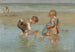 A Day at the Beach - Bernardus Johannes Blommers — artwork view