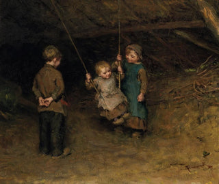 The Swing - Bernardus Johannes Blommers — artwork view