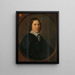 Portrait of François Leydecker, Mayor of Tholen - Bernardus Swaerdecroon — framed artwork on a wall