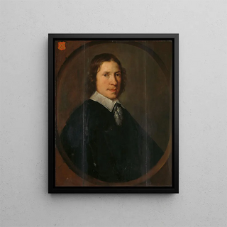 Portrait of François Leydecker, Mayor of Tholen - Bernardus Swaerdecroon — framed artwork on a wall