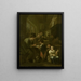 The schoolmaster - Bernardus van Schijndel — framed artwork on a wall