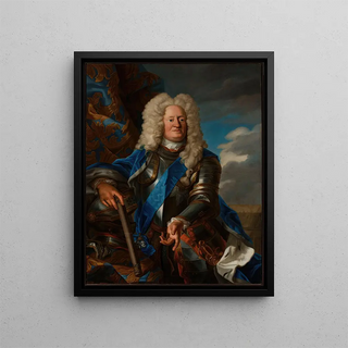 Portrait of August Guillaume of Brunswick - Bernhard Christoph Francke — framed artwork on a wall