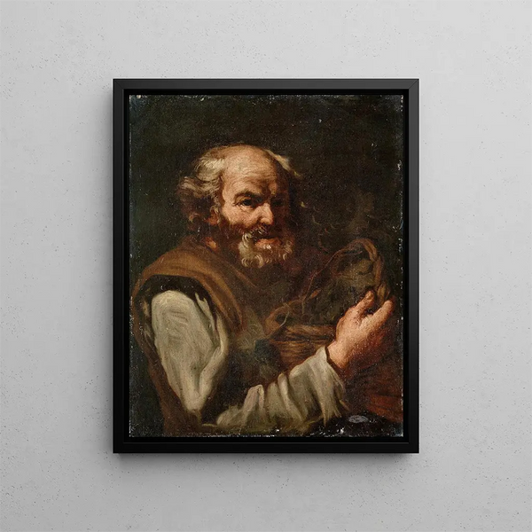 The Grape Harvester - Bernhard Keil — framed artwork on a wall