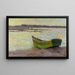 Boat of Chiemsee - Bernhard Klinckerfuß — framed artwork on a wall