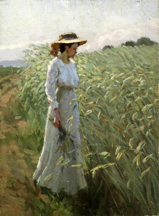 Girl in the Cornfield - Bernhard Klinckerfuß — artwork view