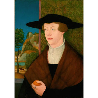 Portrait of Hans Rott - Bernhard Strigel — artwork view