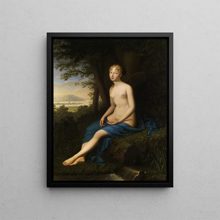 Psyché Painting - Bernhard von Guérard — framed artwork on a wall