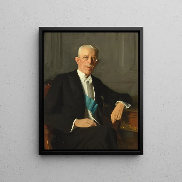King Gustave V - Bernhard Störmann — framed artwork on a wall