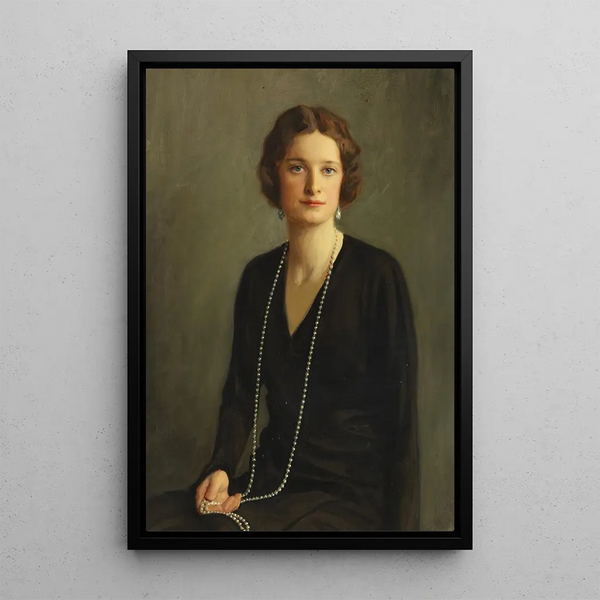 Princess Astrid of Sweden future queen - Bernhard Störmann — framed artwork on a wall