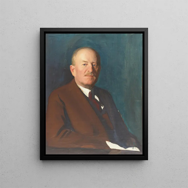 Sketch of Baron Silfverskild - Bernhard Störmann — framed artwork on a wall