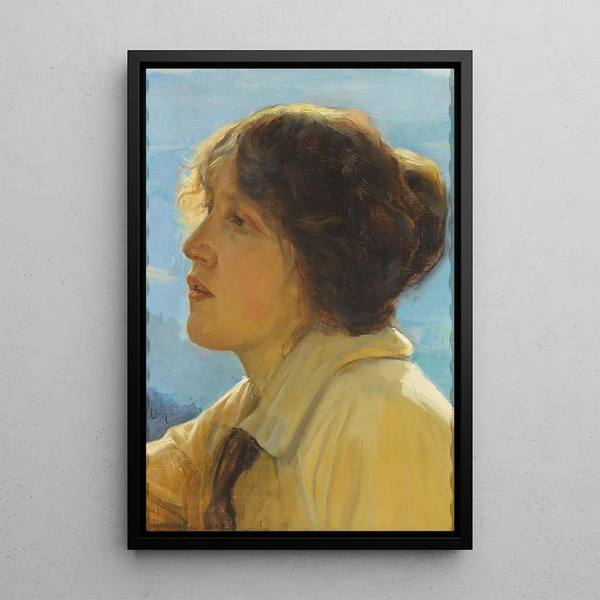 L'artiste norvégienne Tupsy Jebe - Bernhard Störmann — framed artwork on a wall