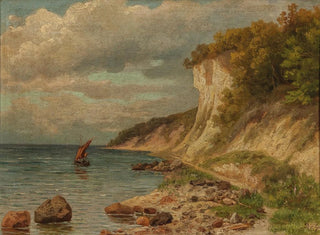 Cliffs of Chalk on Rügen Island - Berta von Grab — artwork view
