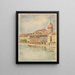 Hôtel de ville - Bertha Bucher — framed artwork on a wall