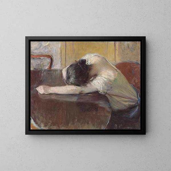Despair - Bertha Wegmann — framed artwork on a wall