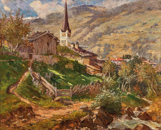 A view of Bad Hofgastein - Bertha von Tarnoczy — artwork view