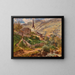 A view of Bad Hofgastein - Bertha von Tarnoczy — framed artwork on a wall