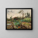 In the farm garden - Bertha von Tarnoczy — framed artwork on a wall