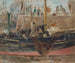 Boats at the dock - Berthe Morisot — artwork view