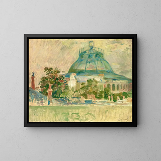 Dame des arnaques de la rue Pergolèse - Berthe Morisot — framed artwork on a wall