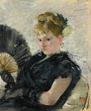 Woman with a Fan - Berthe Morisot — artwork view