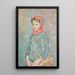 Reproduction of the painting of a Girl Carrying a Basket - Berthe Morisot