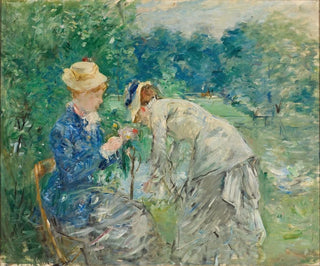 In the Bois de Boulogne - Berthe Morisot — artwork view