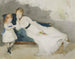 Madame Gobillard and her daughter Paule - Berthe Morisot — artwork view