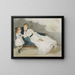 Madame Gobillard and her daughter Paule - Berthe Morisot — framed artwork on a wall