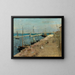 Le port de Cherbourg - Berthe Morisot — framed artwork on a wall