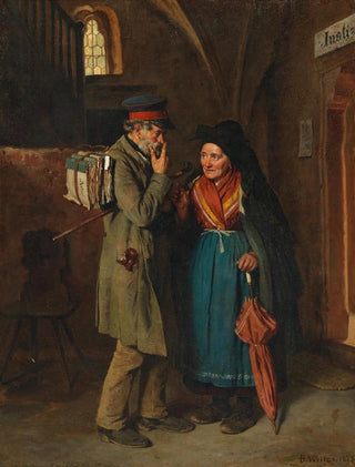 Les bons conseils coûtent cher - Berthold Woltze — artwork view