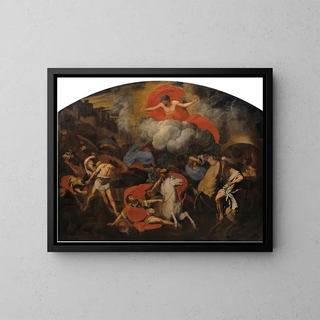 Saint Paul Conversion - Bertholet Flémalle — framed artwork on a wall