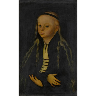 Portrait painting of a woman - Bertil Damm — artwork view