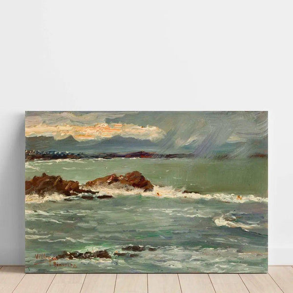 Reproduction of the painting Biarritz Painting by José Villegas Cordero