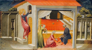 Saint Nicholas Providing Dots - Bicci di Lorenzo — artwork view