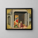 La Naissance de saint Nicolas de Bari - Bicci di Lorenzo — framed artwork on a wall