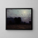 Landscape by Moonlight - Birge Harrison — framed artwork on a wall