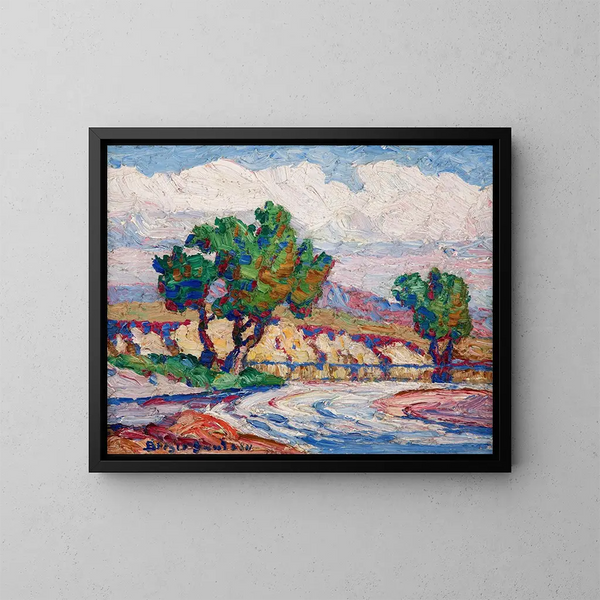 Ruisseau dans les contreforts du Colorado - Birger Sandzén — framed artwork on a wall